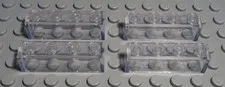 Lego Brick 1x4 Transparent Glass 4 Pieces