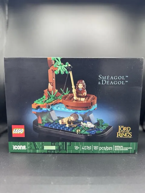 LEGO Icons The Lord of the Rings: Sméagol & Déagol (40761) New & Sealed