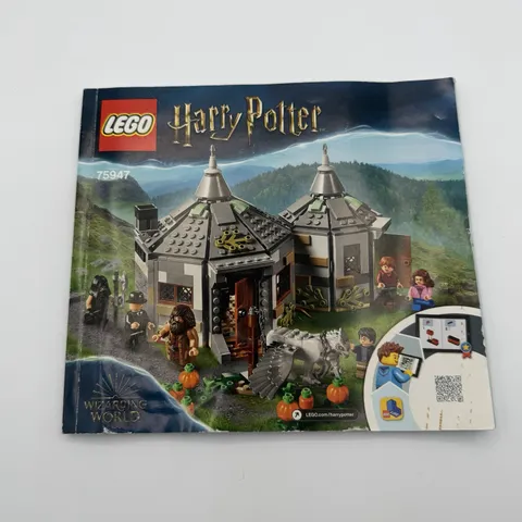 LEGO 75947 Harry Potter Hagrid's Hut Buckbeak Rescue Instruction Manual Only