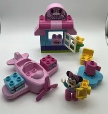 LEGO DUPLO Minnie's Café Complete 10873 - Pink Plane, Minnie figure, Accessories