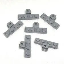 LEGO Parts Light Bluish Gray 1x4 Towbar Coupling No. 98263/49422 QTY 6