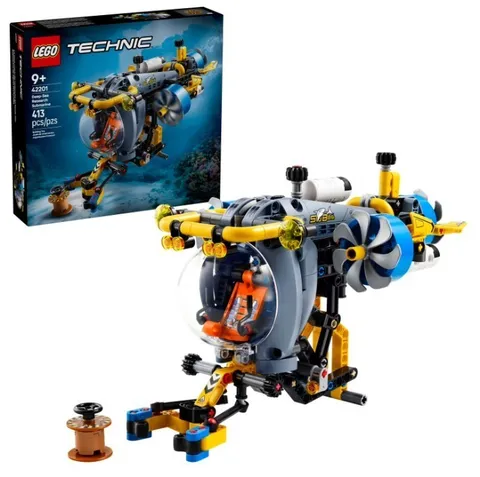 LEGO Technic Deep-Sea Research Submarine 42201 Building Toy 9+, New, Sale