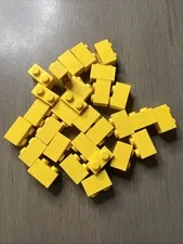 LEGO 3004 Yellow Brick 1 x 2 - 29 Pieces