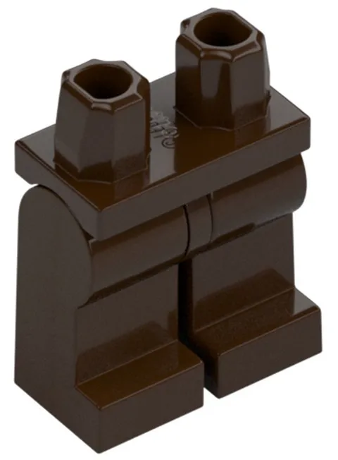 Lego Part 970c00 / 73200 Dark Brown Yazneg Minifigure LEGS Plain Lower Body D494