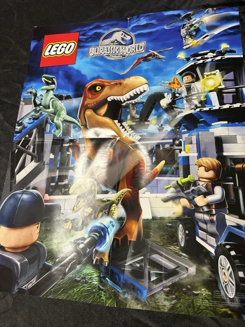 LEGO Jurassic  Tyrannosaurus Rex Escape 16" x 20" World Poster- Promo