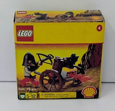 LEGO Shell Promo Fright Knights Fire Cart (2538) New - Factory Sealed!