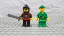 Lego Wolfpack and Forestman Minifigures