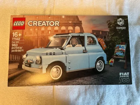 LEGO 77942 FIAT 500 BABY BLUE - rare UK exclusive- BRAND NEW and SEALED!