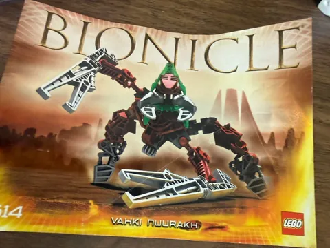 LEGO BIONICLE Vahki Nuurakh 8614 Canister + instructions
