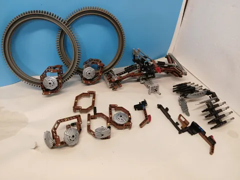 LEGO Bionicle Technic Parts Lot Rhotuka Spinners Large Gear Rings Weapons