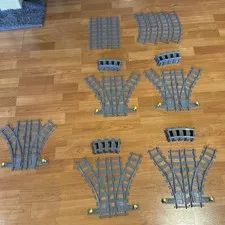 LEGO CITY: Switch Tracks (7895) Bundle Of 4 W/ Extra Tracks- See Description