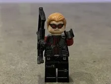 Lego Marvel minifigure sh034 Hawkeye W/Bow set 6868