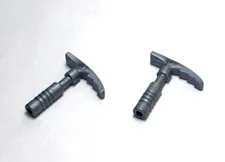 Lego - Minifigure Utensil - Lot of 2 - Grey / Silver, Ice Axe