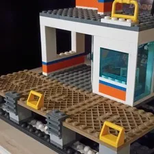 LEGO harbor patrol playset