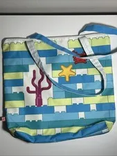 LEGO Zippered Beach or Tote Bag 15.5 x 14 x 3 VIP Exclusive Summer Beach Bag