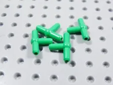 LEGO Lot of 4 Bright Green Technic Pneumatic T Handle BM
