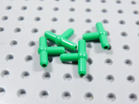 LEGO Lot of 4 Bright Green Technic Pneumatic T Handle BM