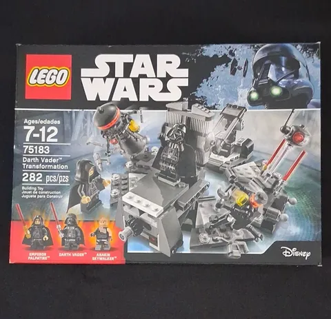 New Factory Sealed LEGO Star Wars 75183 Darth Vader Transformation Set 