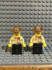 Authentic Lego Minifigure ADV010: Johnny Thunder (Desert)  1998