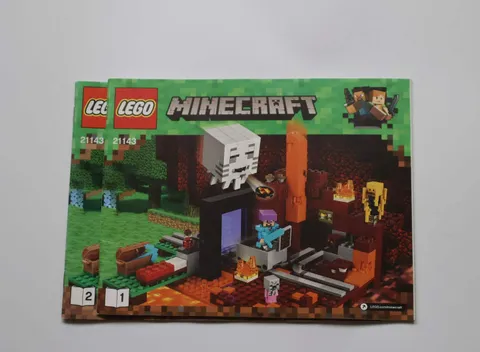 LEGO® Minecraft® 21143 The Nether Portal Instruction Manual Only!