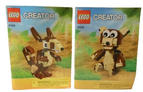 LEGO CREATOR 31019 Forest Animals INSTRUCTIONS ONLY FOR SQUIRREL AND BEAR 2015