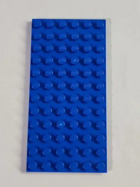 LEGO 6x12 Plate 3028 ● Blue ● Flat ● Parts ● 1 Piece