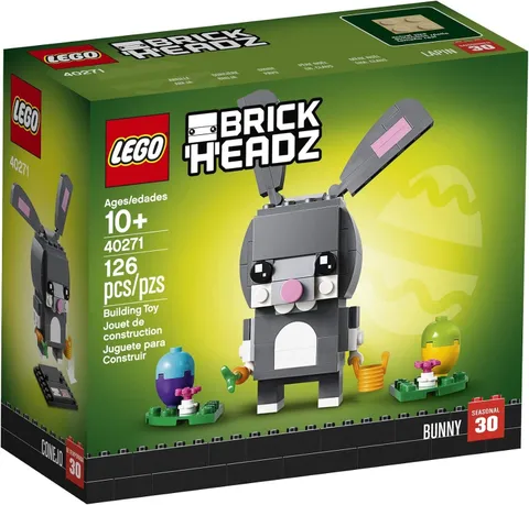 LEGO Brickheadz: Easter Bunny Building Set #40271 - 126 Pcs, Retired - Brand New