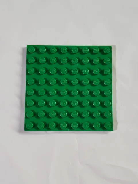 LEGO Parts ● 8x8 Plate ● Green ● # 41539 or 42534 ● QTY 1