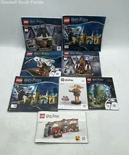 Lot Of 8 Pcs Assorted Lego Harry Potter Mixed Instruction Manuals For Age 3+