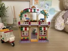 LEGO 41311 FRIENDS HEARTLAKE CITY PIZZERIA PIZZA PARLOR SET LOT NO BOX MANUAL