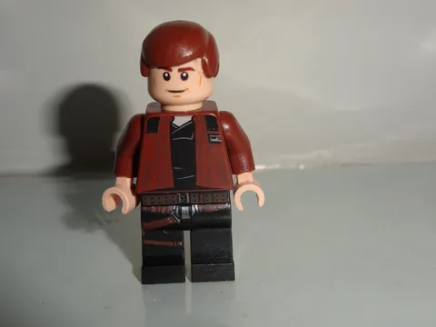 LEGO Star Wars Han Solo Minifigure Black Legs Brown Jacket sw0921 75212 75512