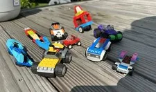 LEGO Vehicles Lot of 9 Pieces LEGO Police Car Mini Cars
