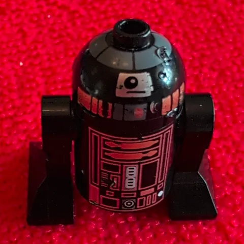 LEGO Star Wars R2-D2 Astromech Droid Figure Black Printed Plastic