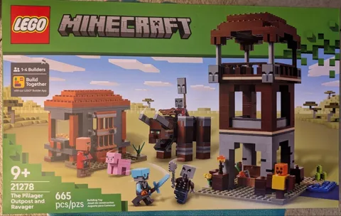 LEGO Minecraft 21278 The Pillager Outpost and Ravager