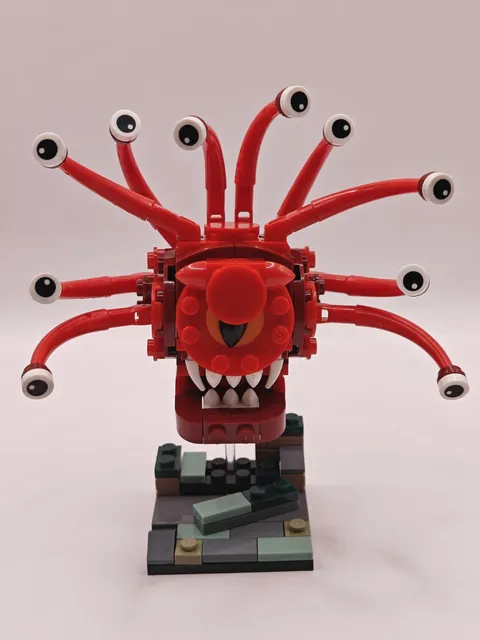  NEW Dungeons & Dragons Beholder, Sphere of Many Eyes Custom Lego Figure