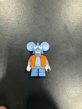 LEGO Itchy Minifigure The Simpsons Series Mouse Character Blue Head