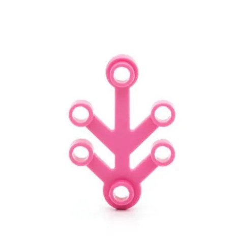 10x 10PZ LEGO 2423 Plant Leaves 4x3 Pink 10 Pieces