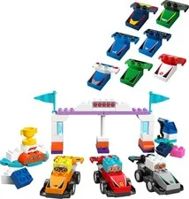 NEW SEALED LEGO 10445 F1 Team Race Cars & Drivers - Duplo Formula 1 2025