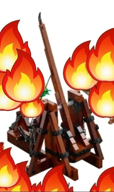 Lego Bricklink Seige Encampment Catapult Only Brand New Unassembled 