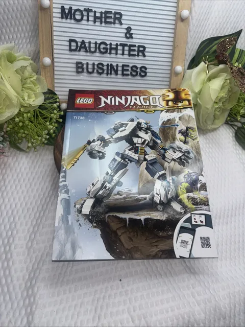New LEGO® NINJAGO Zane's Titan Mech Battle Set 71738 -Instructions ONLY