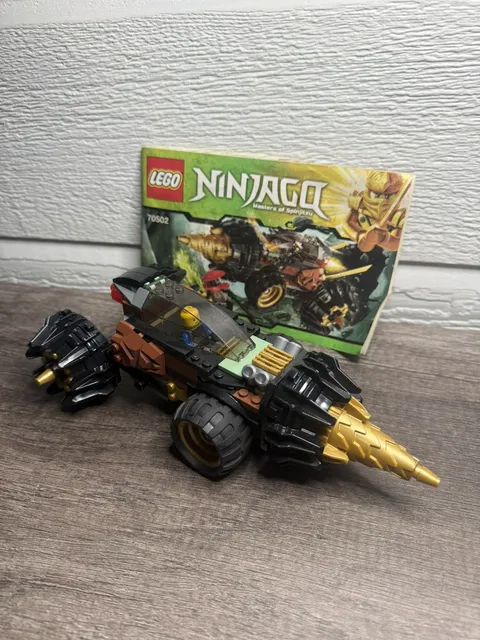 LEGO Ninjago Cole Earth Driller (70502) Ninja Toy Building Kit Near Complete