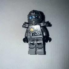 LEGO Ninjago Titanium Zane Minifigure Dual Face