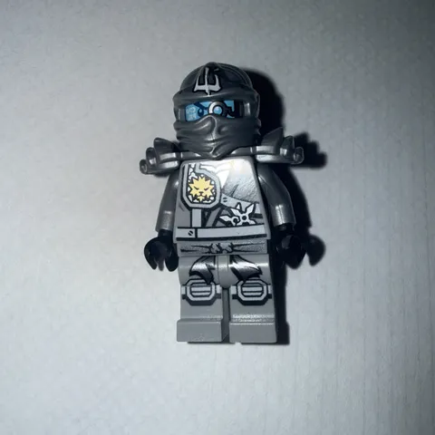LEGO Ninjago Titanium Zane Minifigure Dual Face