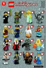 LEGO Series 9 - Complete Set Of 16 Minifigures - NEW Factory Sealed 71000