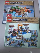 Lego Minecraft 2116 Building Instructions Instruction Part 1 and 2 Part 1 and 2