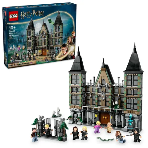 LEGO 76453 Harry Potter Malfoy Manor 1601 pcs - New, Sealed - Ships Fast