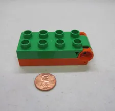 Lego Duplo TIPPER HINGE CONNECTOR PIECE Green Orange 13355 & 16686 Parts Hinged