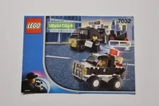 LEGO® World City 7032 Police 4WD and Undercover Van Instruction Manual Only!