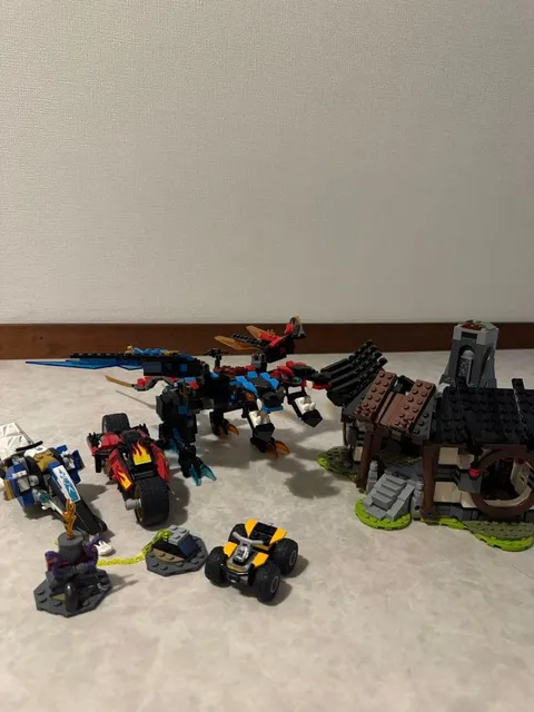 LEGO Ninjago 70627 Dragon’s Forge Incomplete Set with Bonus Bikes