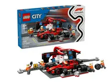 LEGO CITY: F1 Pit Stop & Pit Crew with Ferrari Car (60443)